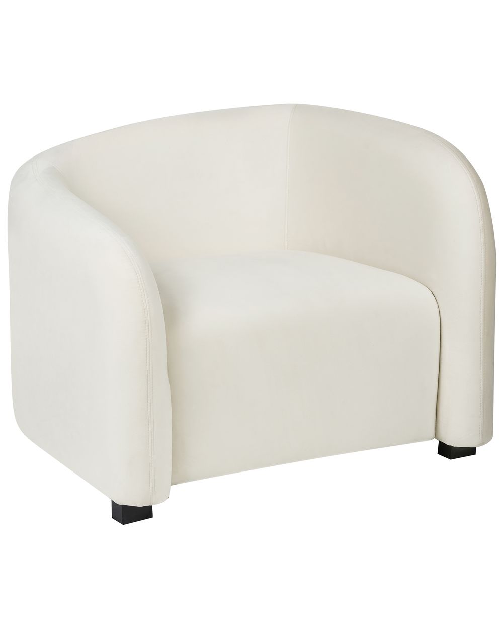 Armchair VELTADA Velvet Off-White