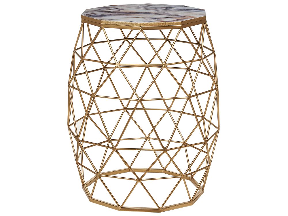 Side Table HALSEY Gold