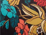 Set of 2 Decorative Cushions PROTEA 45 x 45 cm Velvet Multicolour Floral Pattern_834918