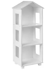 Shelving Unit GLENORIE 100 cm White_1043414