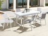 Garden Dining Set 6 Seater VALCANETTO/BUSSETO Metal Grey