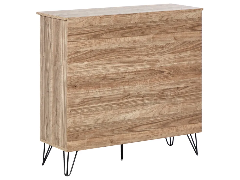 Wine Cabinet ELISTON Light Brown_969174