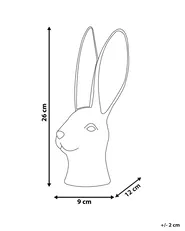 Figurine Rabbit GUERANDE Ceramic White_798649