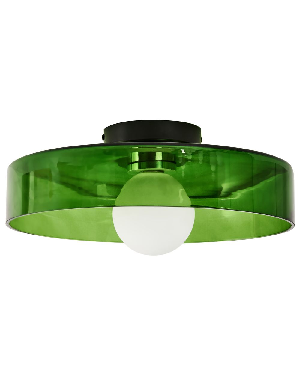 Taklampe LUGUSE Glass Grønn