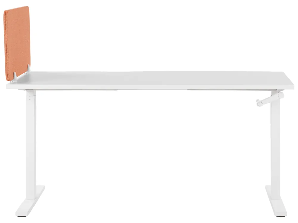Työpöydän väliseinä WALLY 72 x 40 cm Vaalea punainen_853071