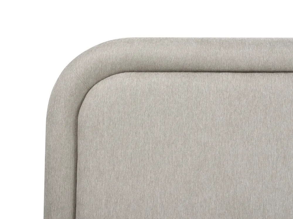 Säng med lamellram Konstlinne LAVARDENS 160 x 200 cm Taupe_970940