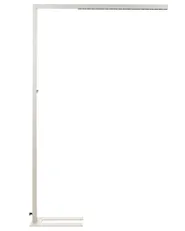 LED Floor Lamp SAGITTA with Dimmer Metal Silver_849812