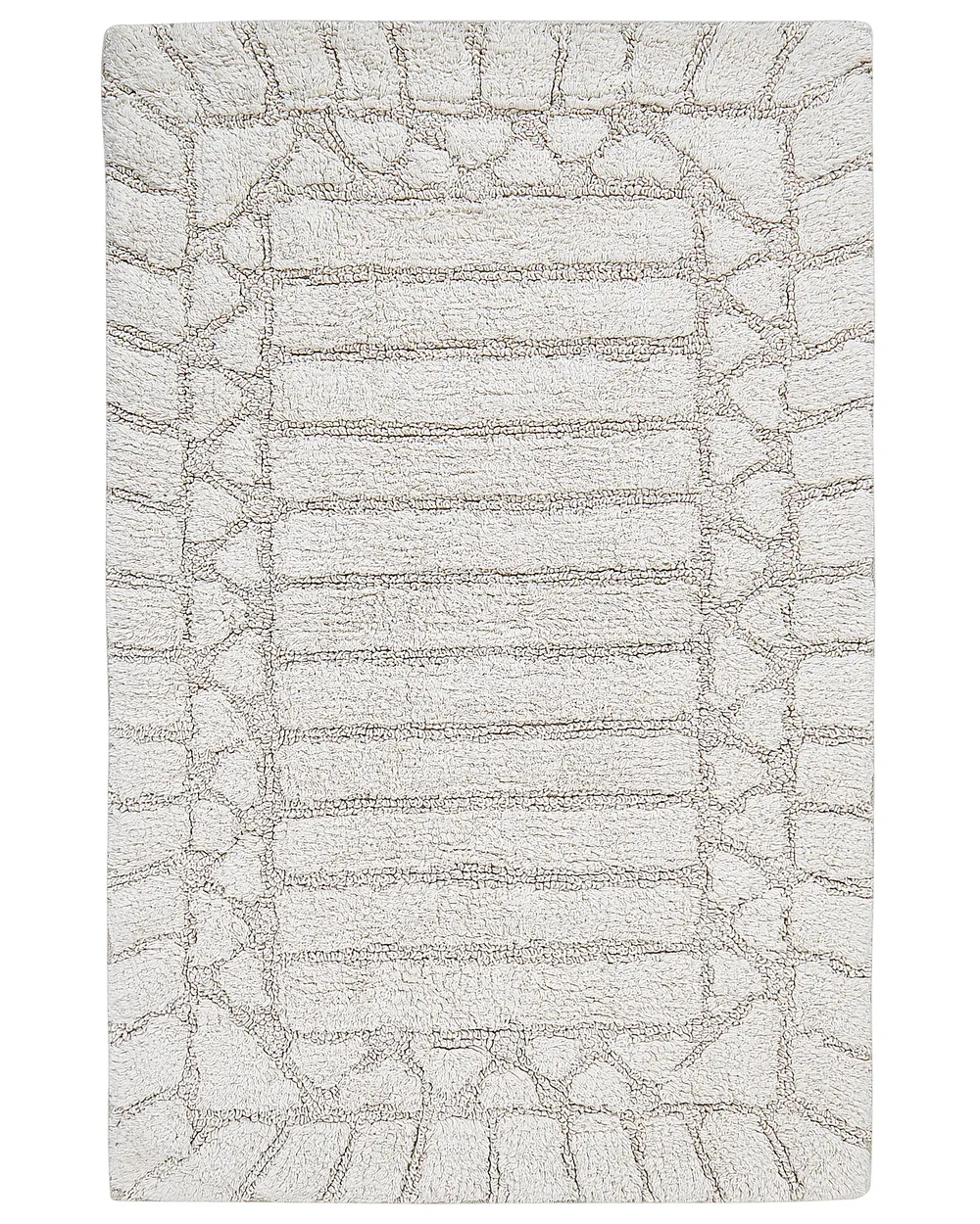 Bath Mat TEKKE Light Beige 60 x 90 cm Cotton