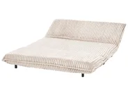 Sofa Bed 2 Seater ABISKO Corduroy Off-White_1031063