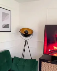 Floor Lamp THAMES Metal Black_1172466