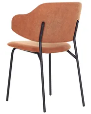 Set of 2 Dining Chairs KENAI Orange_874482