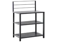 4 Piece Outdoor Kitchen Set with Sink VIGGIANO Graphite Grey Metal_1062059