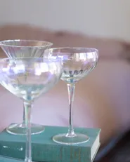 Set of 4 Champagne Saucers MORGANITE 300 ml Transparent_958258