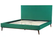 Säng med lamellram Sammet BAYONNE 180 x 200 cm Grön_870902