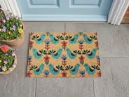 Doormat TANANA Multicolour 40 x 60 cm Bird Coir_1049694