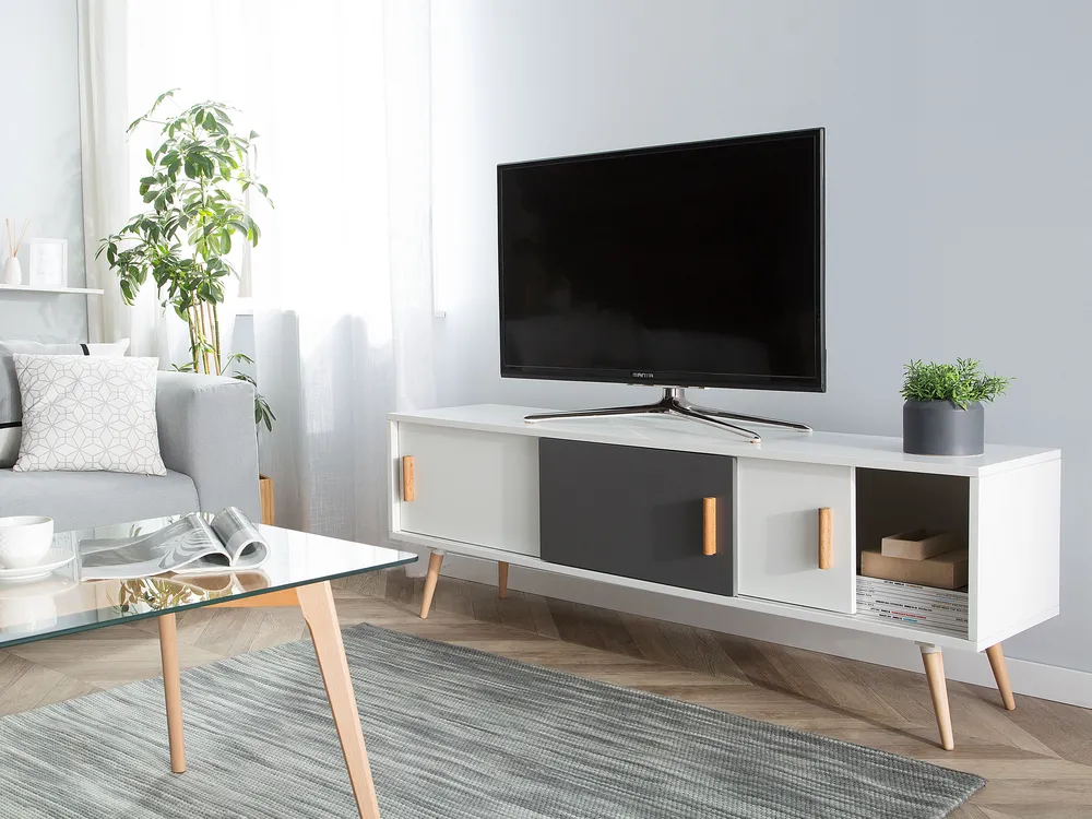 TV Stand INDIANA White