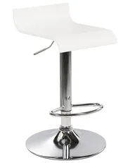 Set med 2 barstolar VALENCIA Vridbar Vit_700779