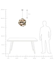 Pendant Lamp ZAMBEZI Metal Copper_824343
