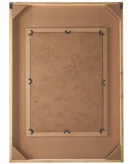 Wall Mirror HIZOTE 63 cm 90 cm Fir Wood Brown_797020