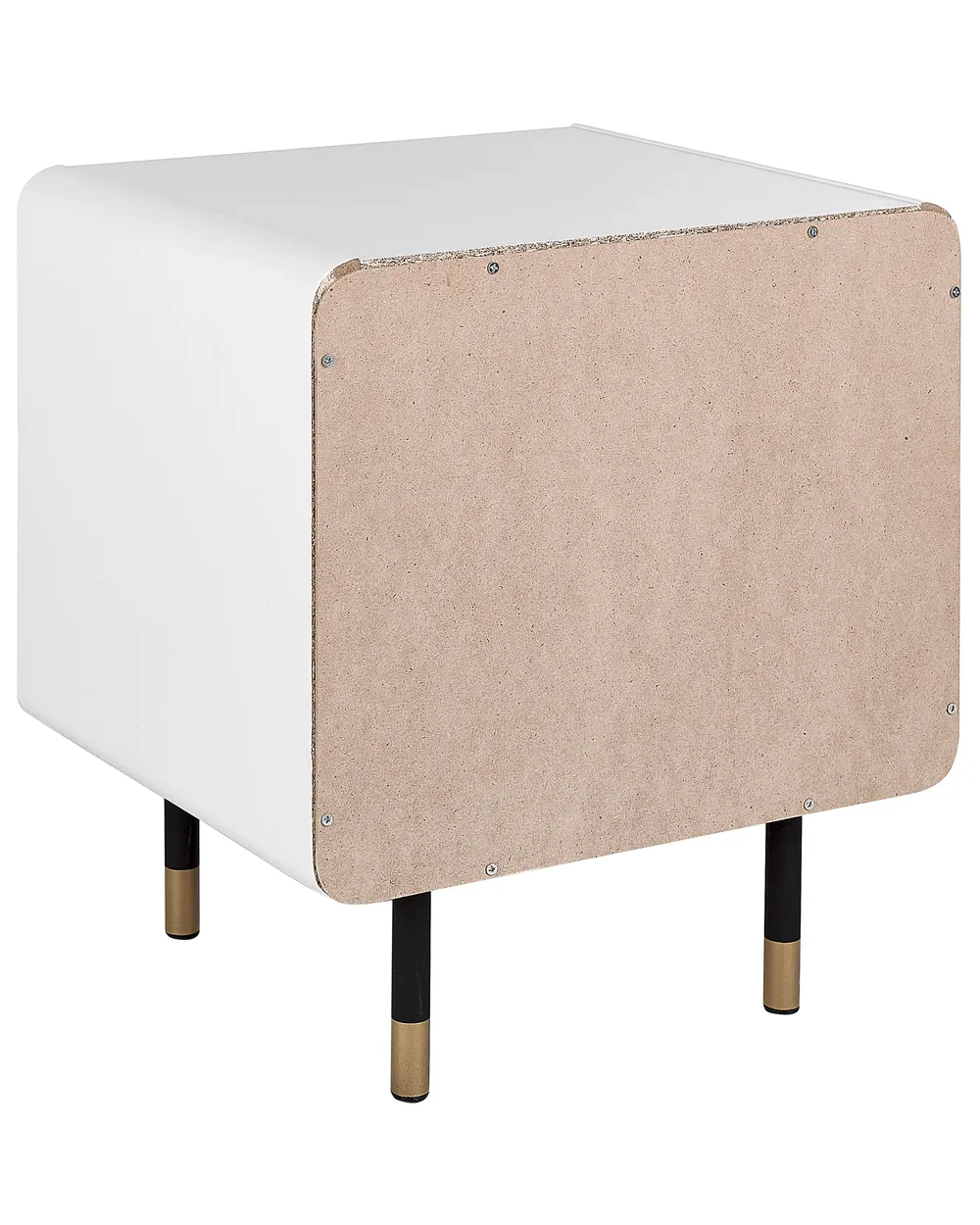 1 Drawer Bedside Table RIFLE White_832816