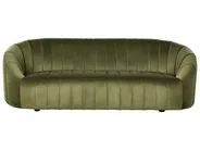 Living Room Set 6 Seater MALUNG Velvet Dark Green_884248