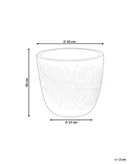 Plant Pot FTERO 42 cm Grey_872022