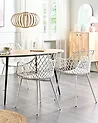 Set of 2 Dining Chairs NASHUA II White