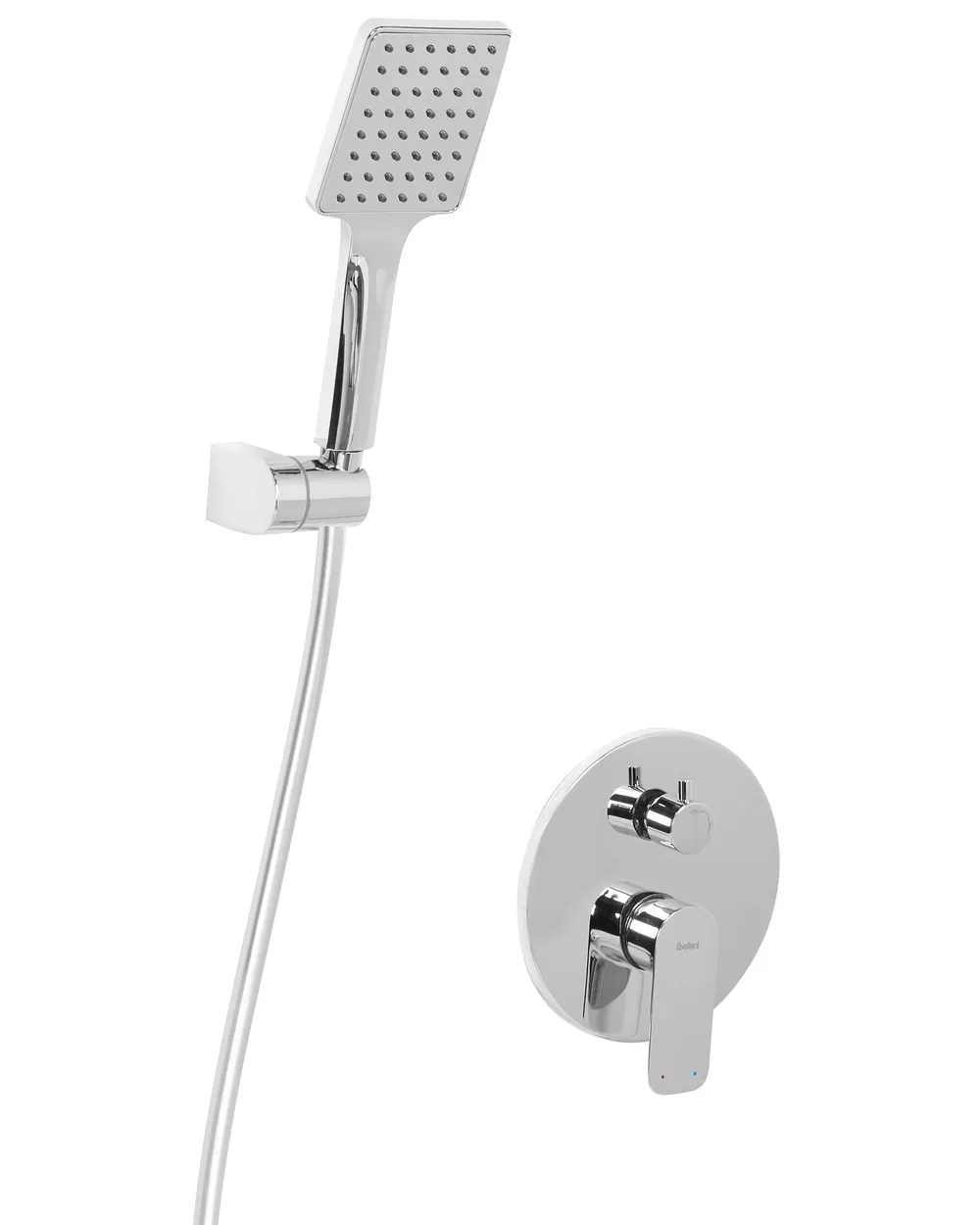 Concealed Shower Set with Rainshower GUARATUBA Silver_1000747