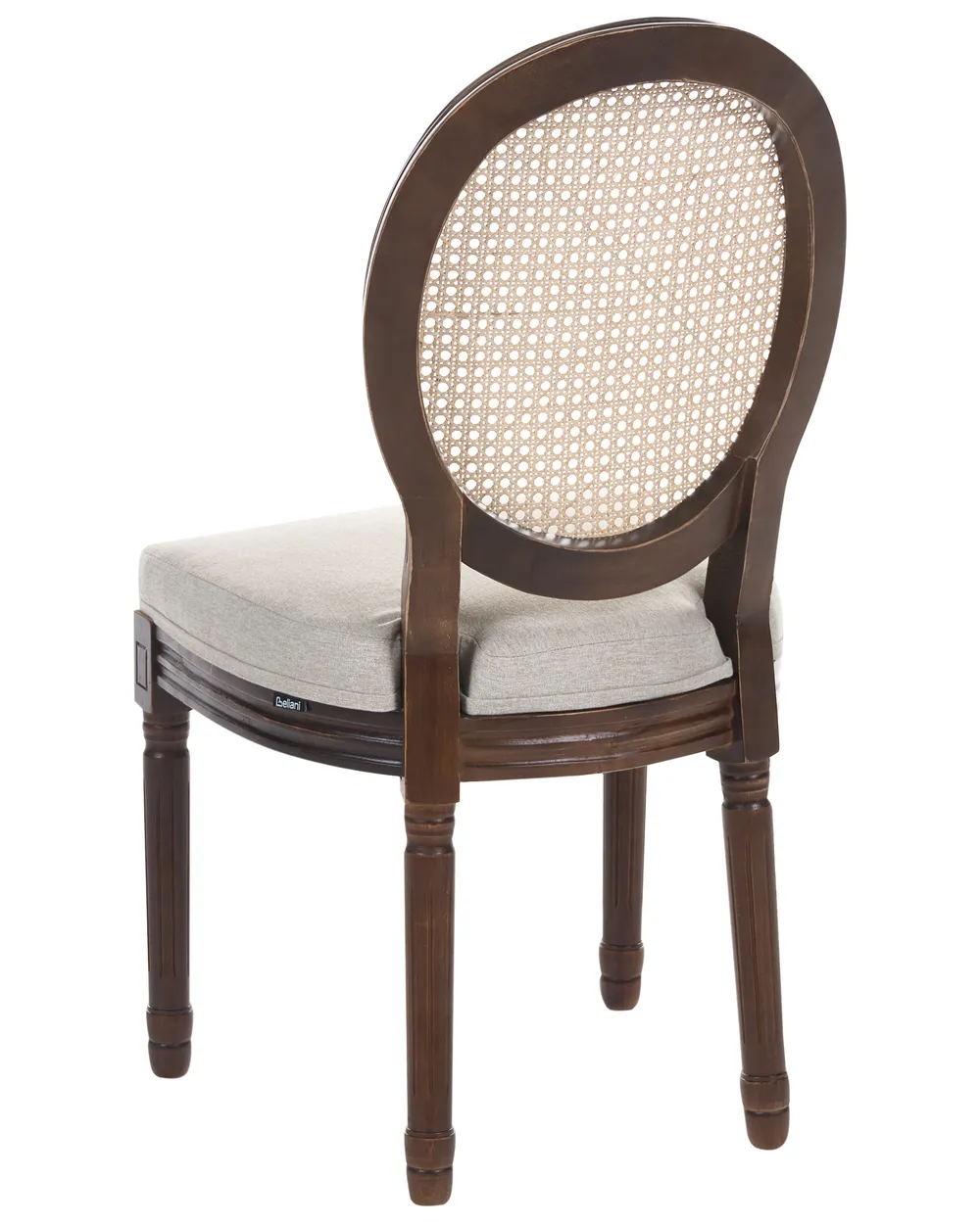 Tuolisetti 2 kpl NIVLOC Puu Tummanruskea/beige_1095729