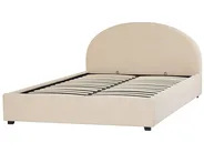 Ottoman Bed VAUCLUSE Boucle Beige 140 x 200 cm (EU Double)_837393