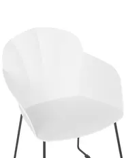 Set of 2 Dining Chairs SYLVA White_783897