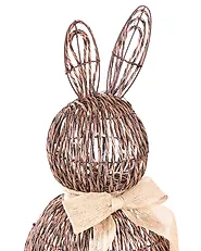 LED Decoration Rabbit NAUVO PE Rattan Brown_1182546