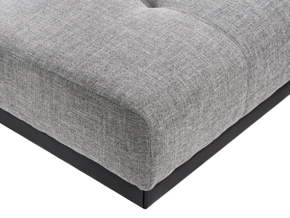 Ottoman TORPO Fabric Grey/ Black_1086452