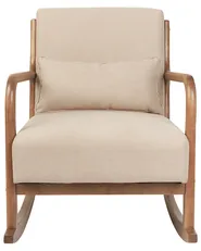 Rocking Chair SKOVDE Fabric Beige_927212