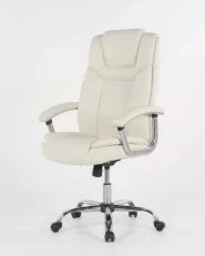 Executive Chair ADVANCE Faux Leather Light Beige_1182674