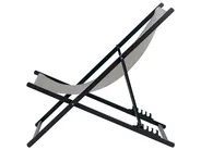 Folding Deck Chair LOCRI II Metal Grey_857224
