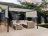 Paviljonki LED-valo PARGA 310 cm 310 cm Metalli Beige