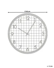 Veggklokke CREUSE 40 cm Svart_1151140
