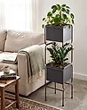 Plant Stand COTINUS 20 cm Metal Black