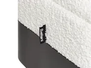 Klädd förvaringsbänk WARREN Chenille Off-White_962128