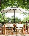 Market Parasol 285 cm BIBIONE Light Beige