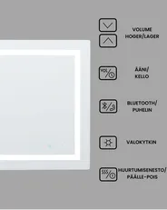 Kylpyhuoneen LED-peili PRENOIS 80 cm 60 cm Hopea_940478