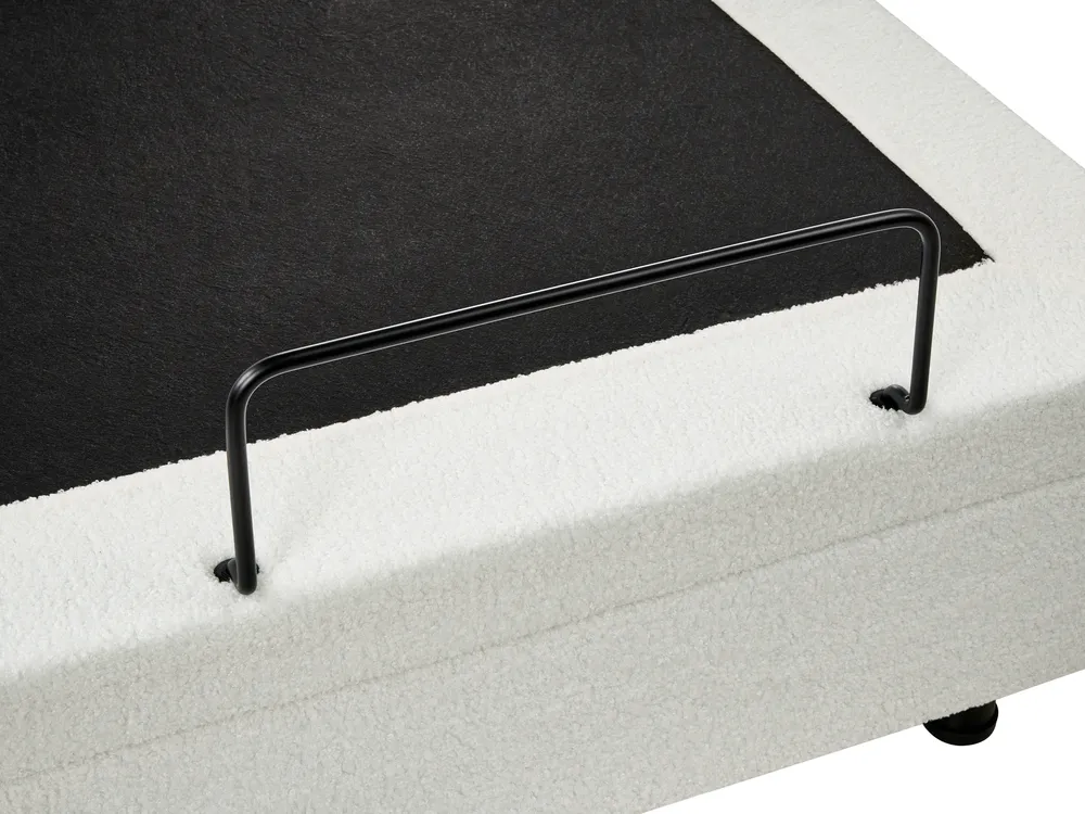 Adjustable Bed Boucle DUKE 180 x 200 cm (EU Super King) Off-White_1011508