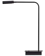 LED-skrivbordslampa LAWSON Justerbar Metall Svart_919212