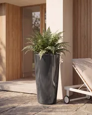 Plant Pot TSERIA 40 cm Black_1081275