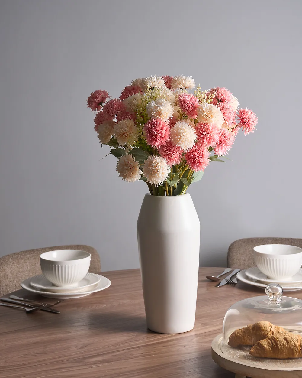 Artificial Flower Bouquet SILVEIRA 60 cm Pink_1179118