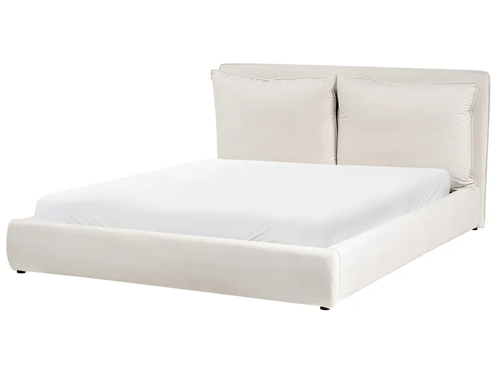 Bed Fabric BAJONNA 160 x 200 cm (EU King Size) Light Beige