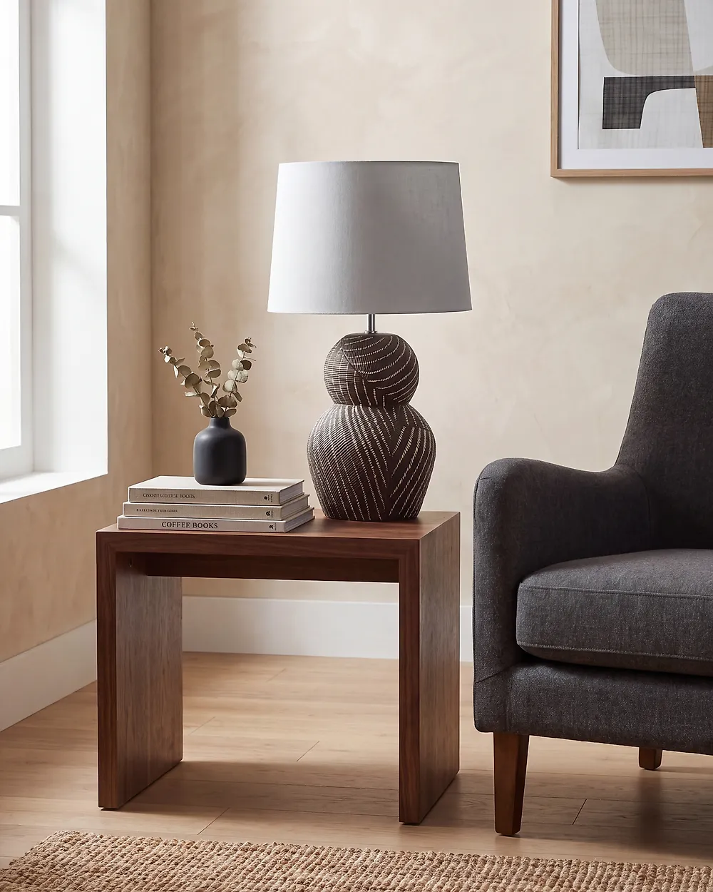 Table Lamp GUAPORE Ceramic Black_1171937