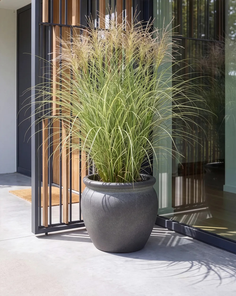 Plant Pot MACEDON 45 cm Dark Green