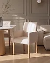 Ruokatuoli ROCKEFELLER Kangas Beige